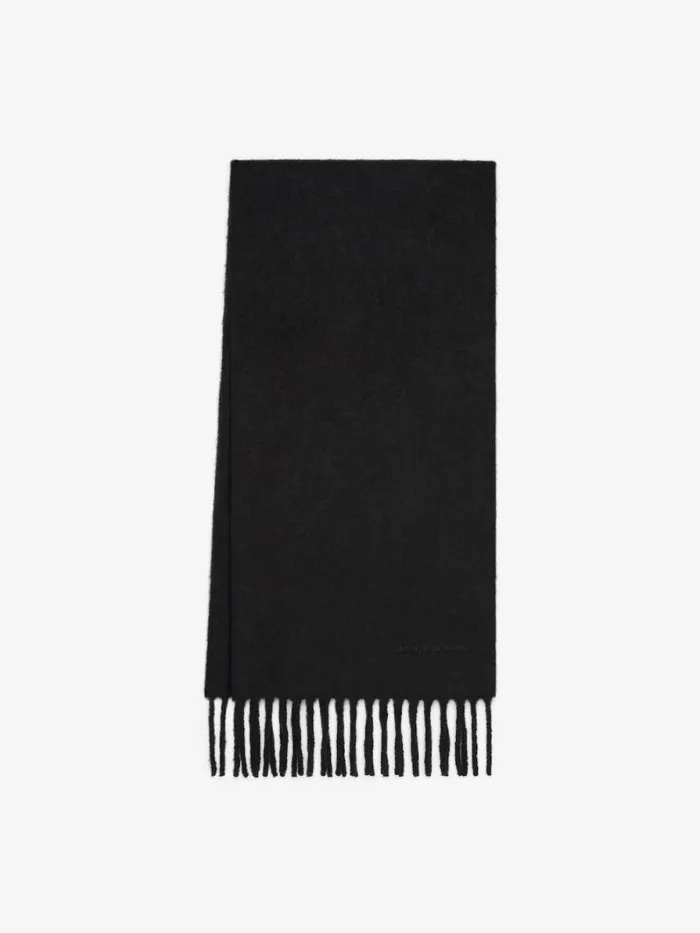 Oversized Scarf In Alpaca Black Women Givenchy Scarves