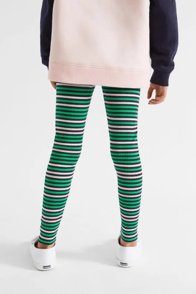 Pants Girl Seed Heritage Variegated Stripe Legging Midnight Multi
