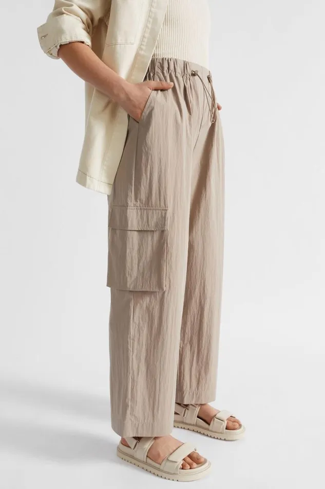 Pants Woman Seed Heritage Parachute Cargo Pant Cookie