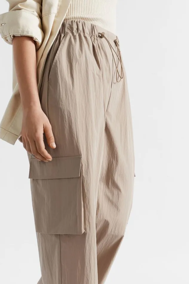 Pants Woman Seed Heritage Parachute Cargo Pant Cookie