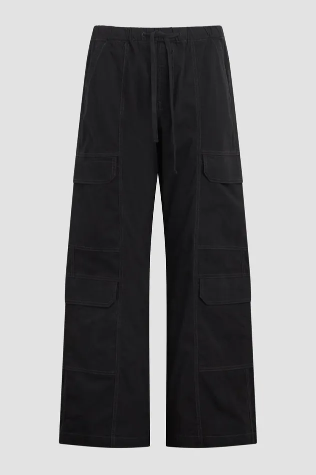 Pants Women Hudson Jeans Parachute Wide Leg Cargo Black Pants Women Hudson Jeans Parachute Wide Leg Cargo Black