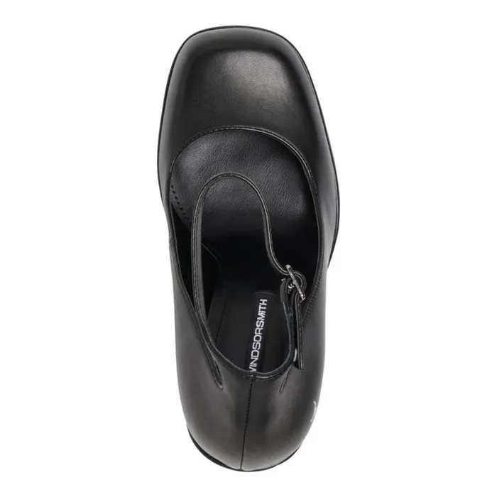 Platforms Women Windsor Smith DIZZY BLACK PLATFORM HEELS
