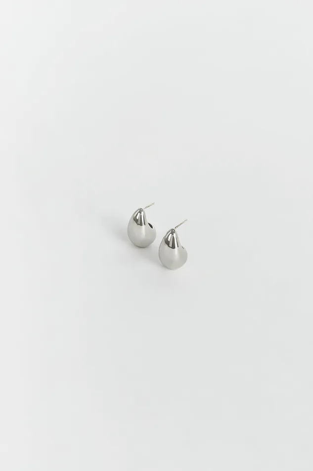PORTER BABY BLOB SILVER EARRINGS Women DISSH Accessories