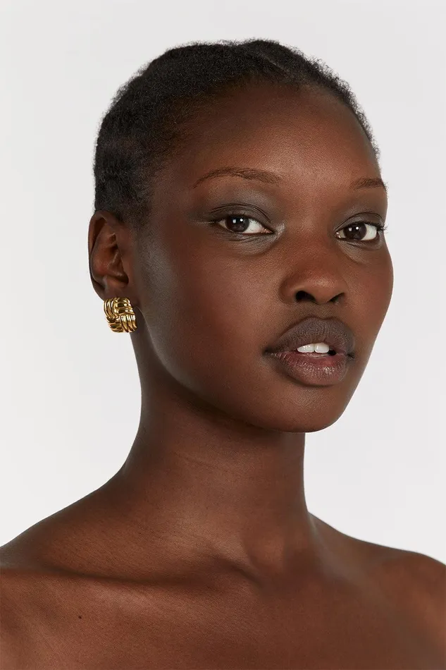 PORTER BABY CUSHION GOLD EARRINGS Women DISSH Accessories