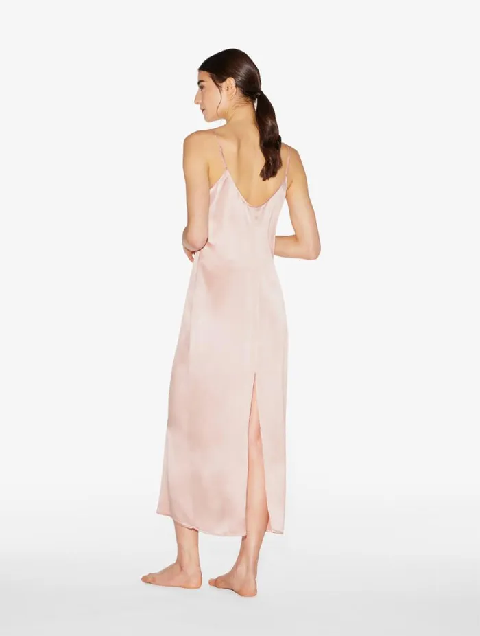 Powder Pink Silk Long Slip Sleepwear La Perla Slips and Dresses