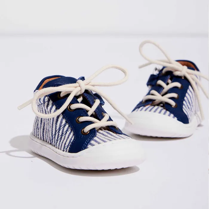 Prewalkers bisgaardshoes BABY thor z jeans stripes Blue