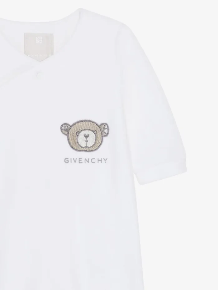 Pyjamas And Toy In Velvet Gift Set White Kids Givenchy