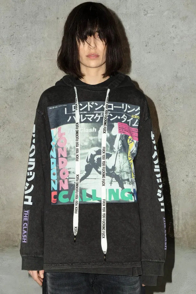 R13 TShirts Women Clash Armagideon Time Long Sleeve T