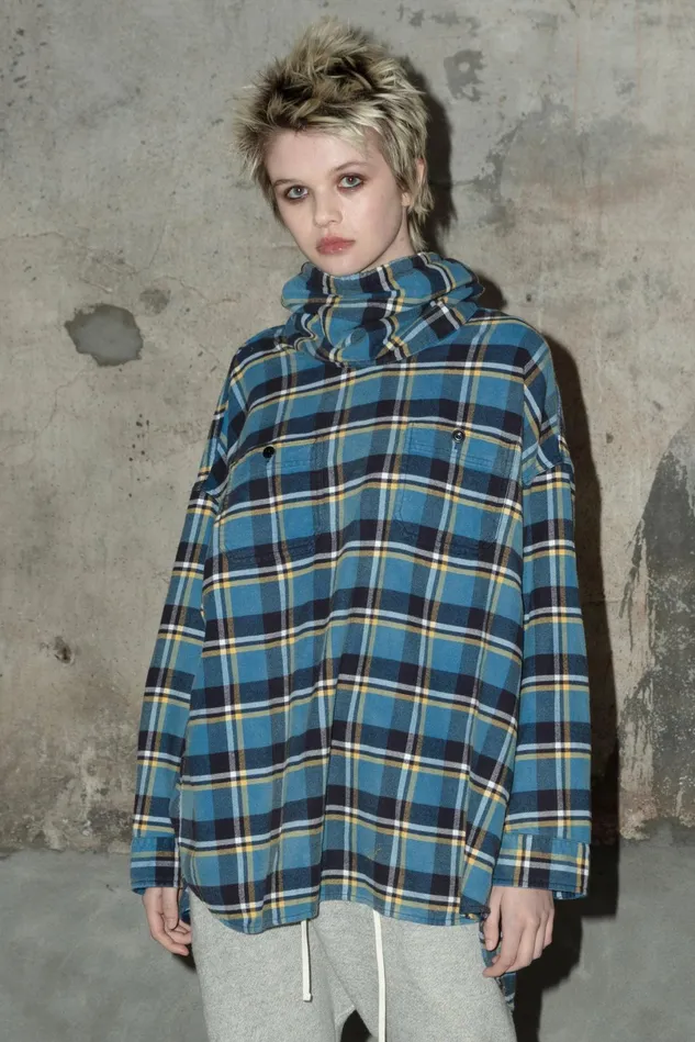 R13 Tops Women R13 Maskup Flannel Workshirt