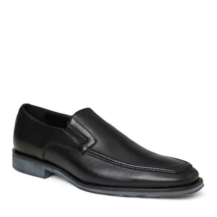 Raging Leather Slipon 8211 Black Leather Men Bruno Magli Loafers and Slipons