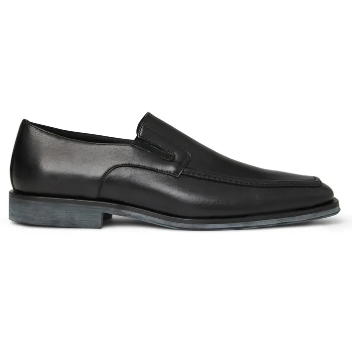 Raging Leather Slipon 8211 Black Leather Men Bruno Magli Loafers and Slipons