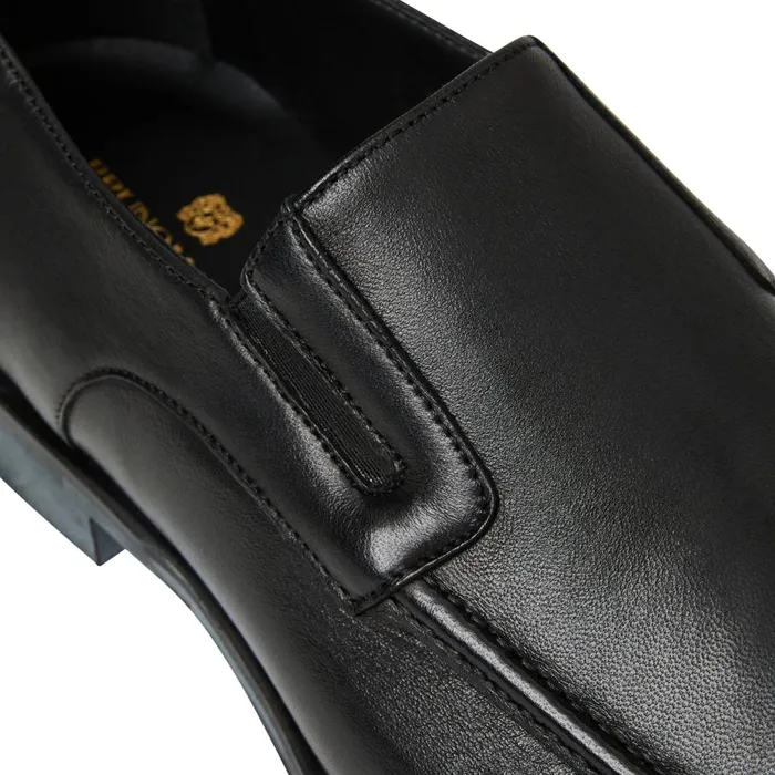 Raging Leather Slipon 8211 Black Leather Men Bruno Magli Loafers and Slipons