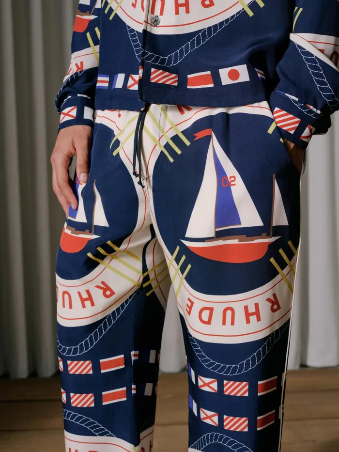 RHUDE FLAG SAIL SILK PANT Men Rhude Pants