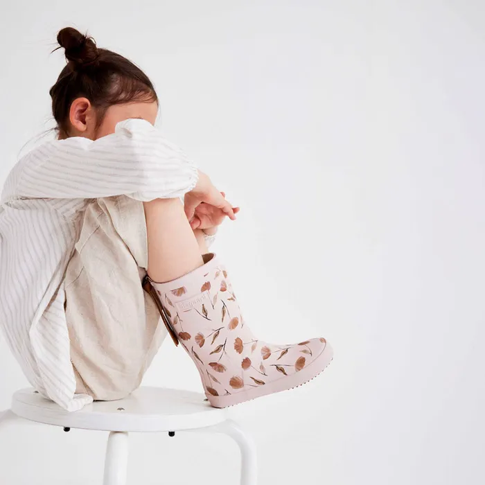 Rubber boots bisgaardshoes KIDS fashion delicate flowers Rose