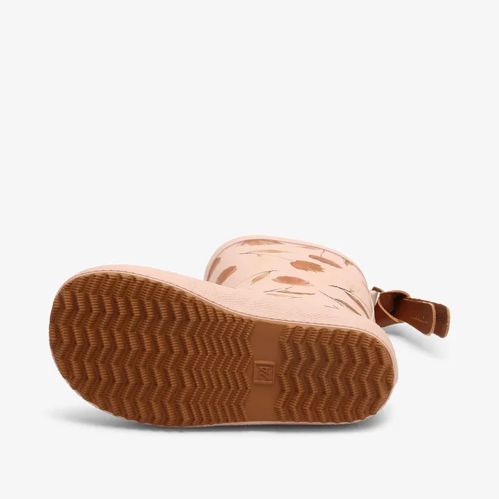 Rubber boots bisgaardshoes KIDS fashion delicate flowers Rose