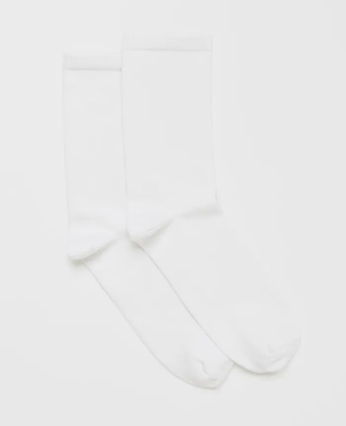 Ryland Sock True White WomenMen AG Jeans Socks