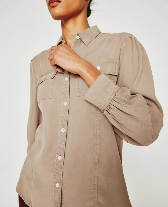 Sable Shirt Dry Dust Women AG Jeans Tops and Shirts Sable Shirt Dry Dust Women AG Jeans Tops and Shirts