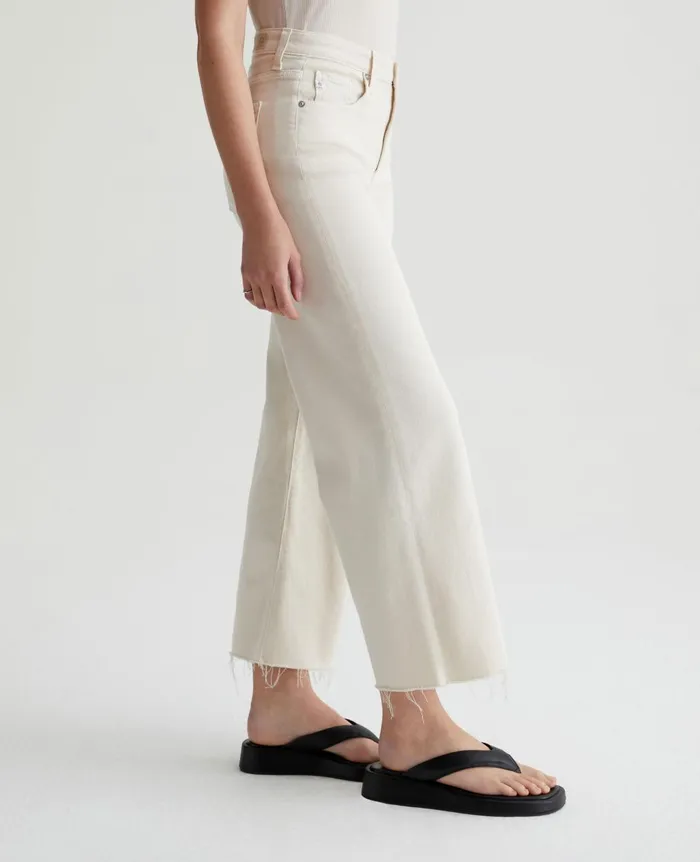 Saige Wide Leg Crop Dried Spring Women AG Jeans Denim Saige Wide Leg Crop Dried Spring Women AG Jeans Denim