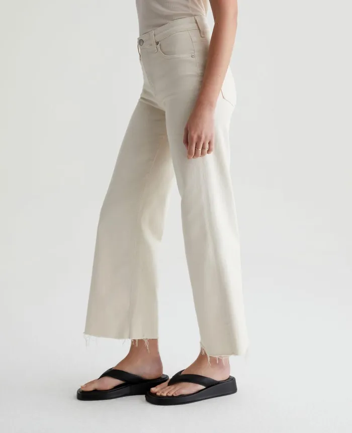 Saige Wide Leg Crop Dried Spring Women AG Jeans Denim Saige Wide Leg Crop Dried Spring Women AG Jeans Denim