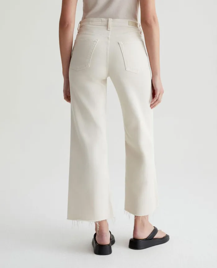 Saige Wide Leg Crop Dried Spring Women AG Jeans Denim Saige Wide Leg Crop Dried Spring Women AG Jeans Denim