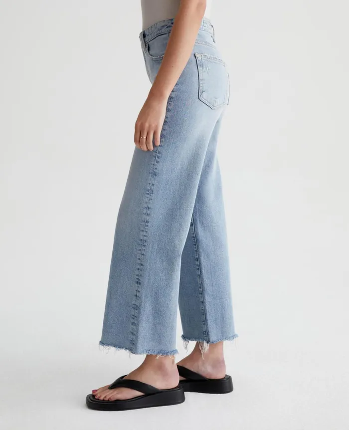 Saige Wide Leg Crop Windswept Women AG Jeans Denim Saige Wide Leg Crop Windswept Women AG Jeans Denim