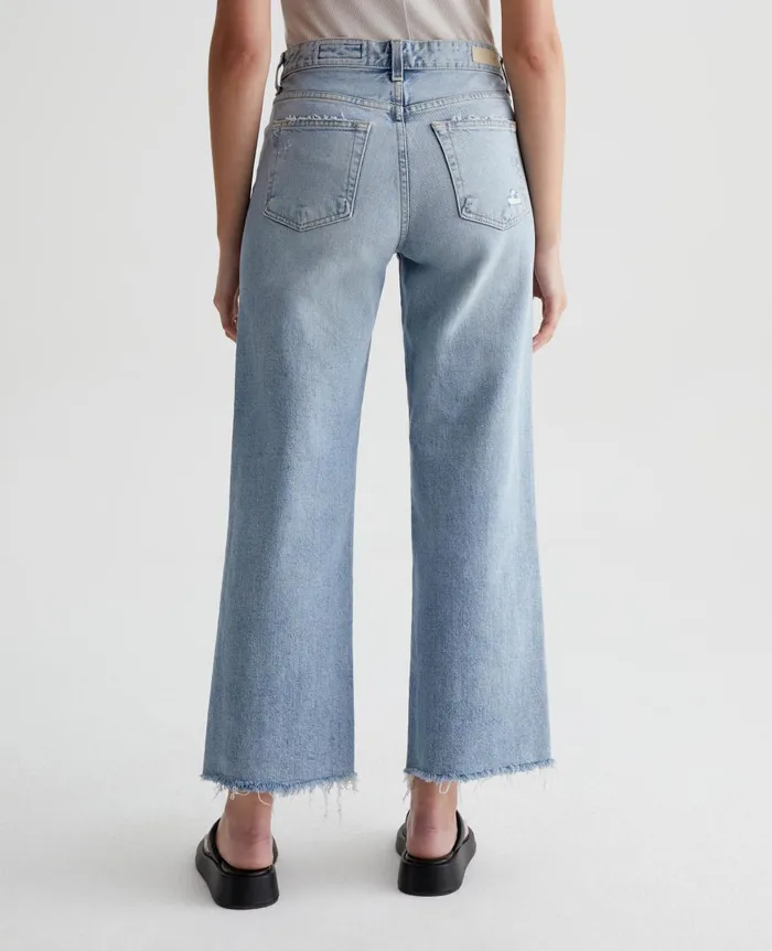 Saige Wide Leg Crop Windswept Women AG Jeans Denim Saige Wide Leg Crop Windswept Women AG Jeans Denim