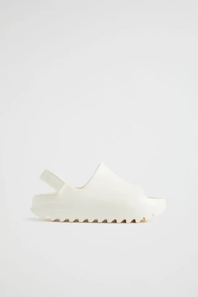 Sandals BabyGirlBoy Seed Heritage Moulded Slide With Strap Off White