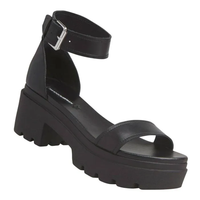 Sandals Women Windsor Smith ELSIE BLACK LEATHER SANDALS Sandals Women Windsor Smith ELSIE BLACK LEATHER SANDALS