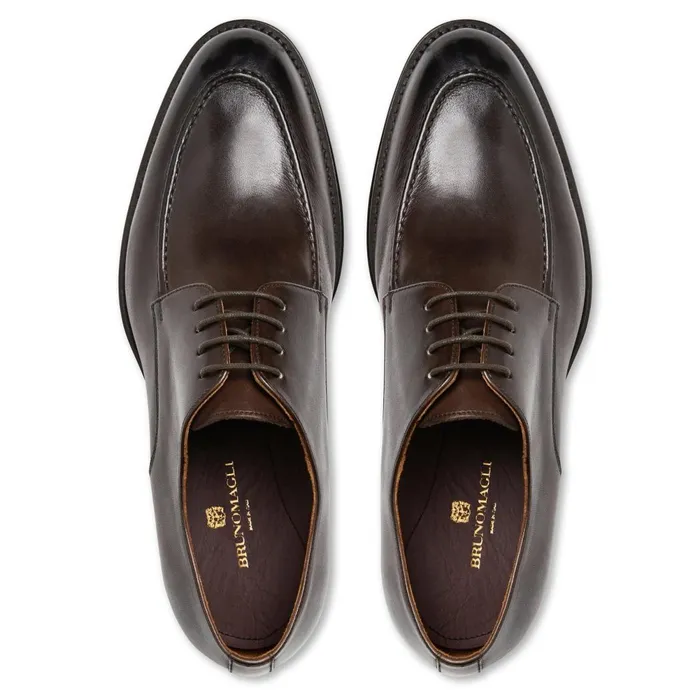 Santino Classic Leather DerbyBrown Men Bruno Magli Laceups and Oxfords