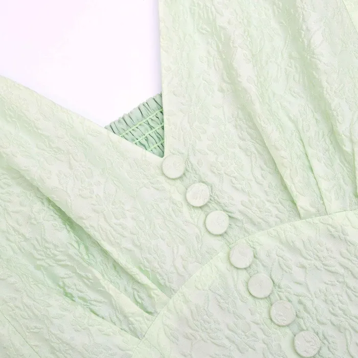 Self Portrait Dresses Mint Jacquard Midi Dress 8211 Women