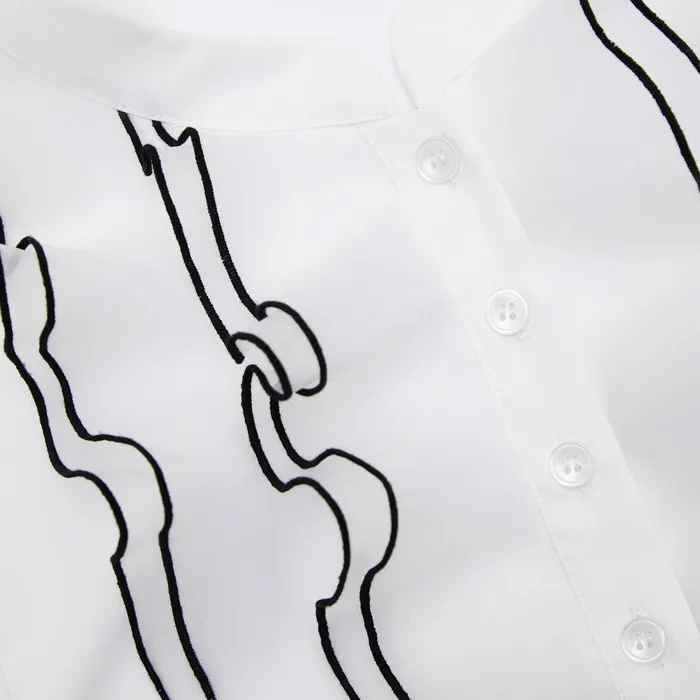 Self Portrait Tops White Viscose Blouse 8211 Women
