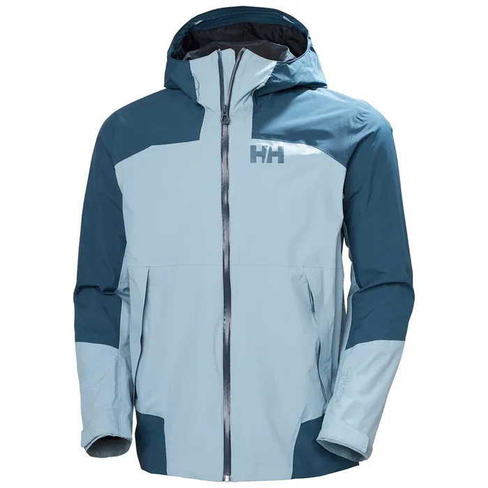 Shell Jackets Men Helly Hansen VERGLAS 2L RIPSTOP SHELL JACKET 555 Dusty Blue