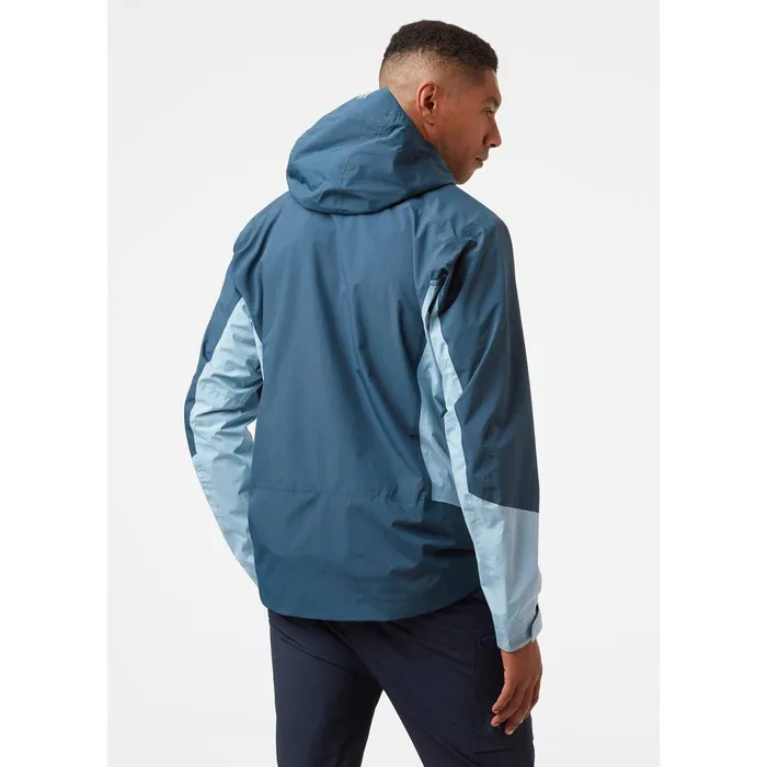 Shell Jackets Men Helly Hansen VERGLAS 2L RIPSTOP SHELL JACKET 555 Dusty Blue