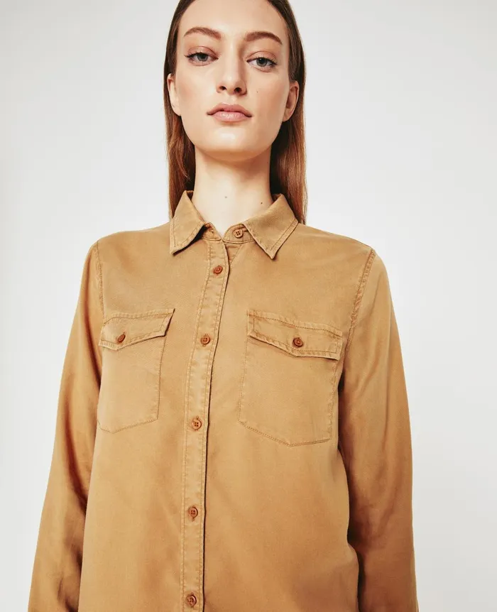 Shiela Utility Antique Bronze Women AG Jeans Tops and Shirts Shiela Utility Antique Bronze Women AG Jeans Tops and Shirts