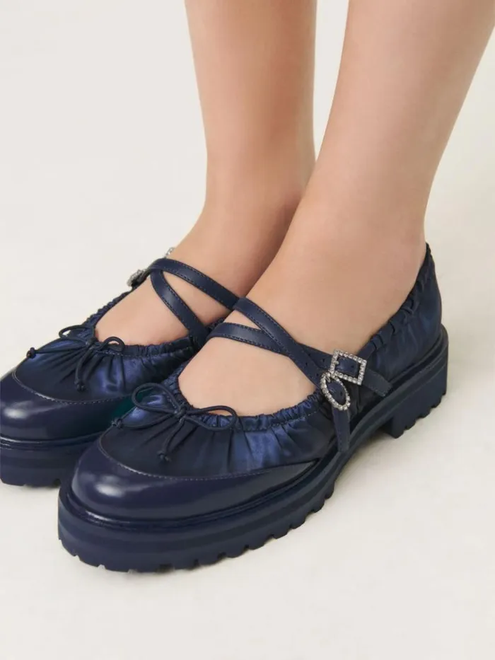 Shoes The Reformation Amy Ruched Loafer After Hours Satin