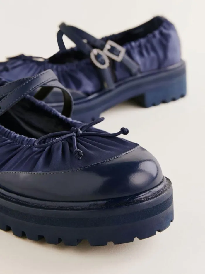 Shoes The Reformation Amy Ruched Loafer After Hours Satin