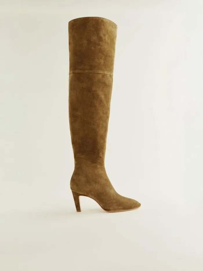 Shoes The Reformation Giles Over The Knee Boot Bog Suede