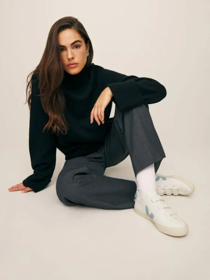 Shoes The Reformation Veja Recife Leather Sneaker Extra White Steel
