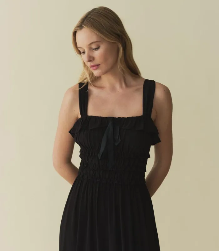 Shop CAROLYNN DRESS Black DEN Dresses