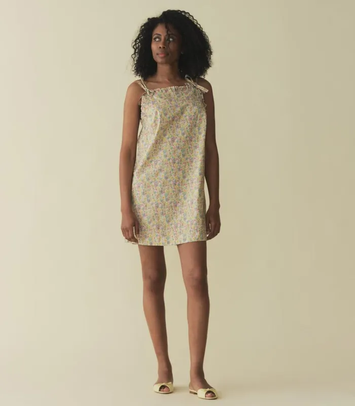 Shop DEE DRESS Chrysanthemum Sky Floral DEN Dresses