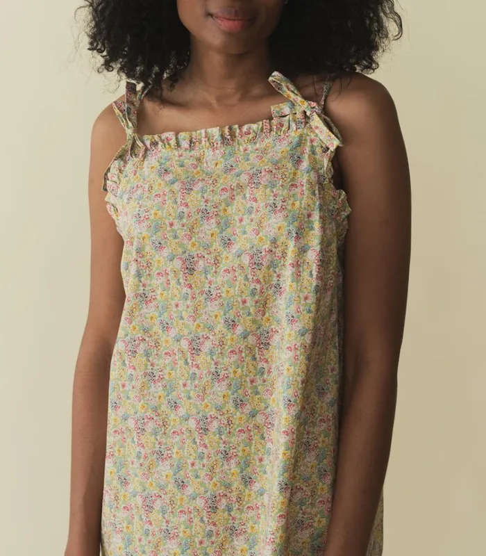 Shop DEE DRESS Chrysanthemum Sky Floral DEN Dresses