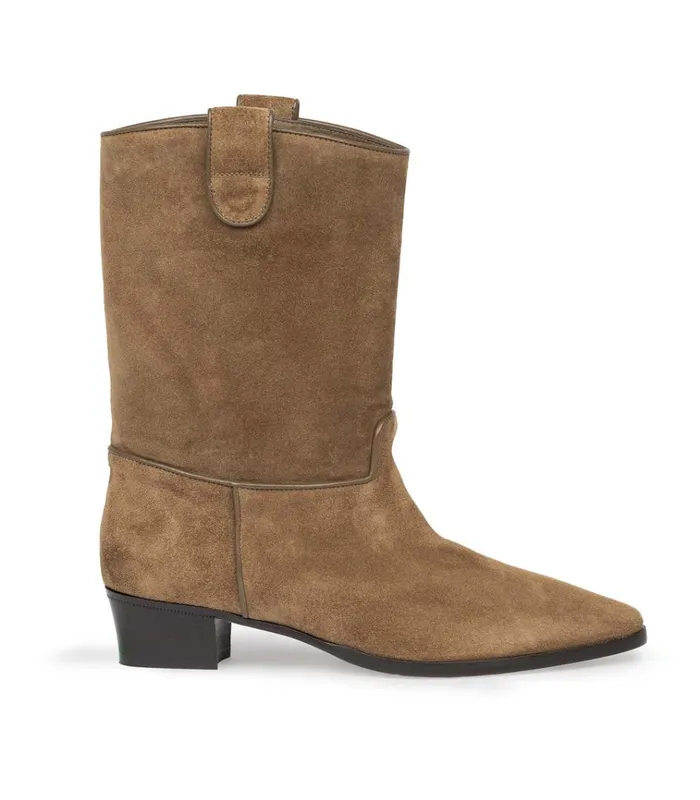 Shop DEMI RIVIERA BOOT Moutarde Suede DEN Footwear