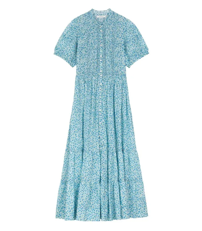 Shop HALEIGH DRESS Bleu Daisy Fields DEN Dresses