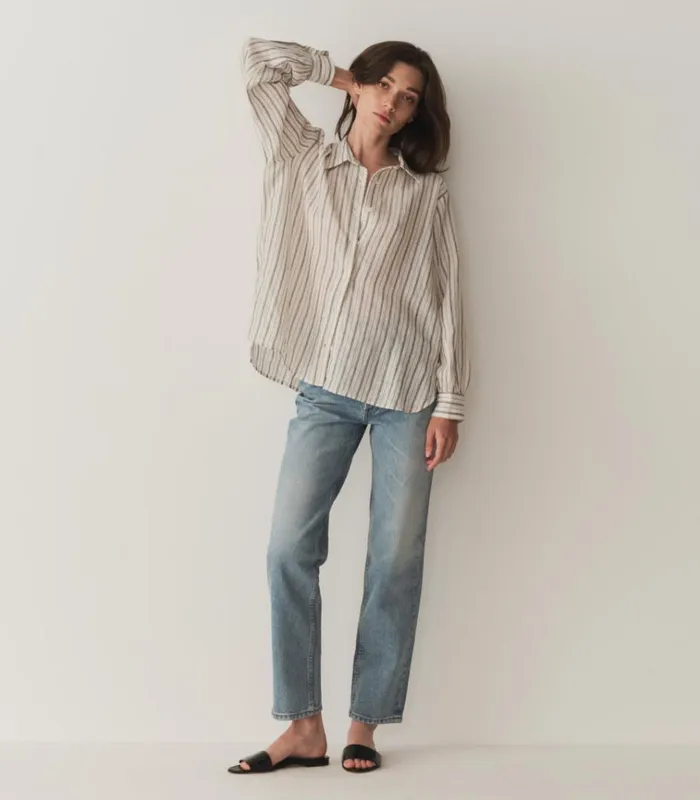 Shop HAVA TOP San Leone Stripe DEN Tops