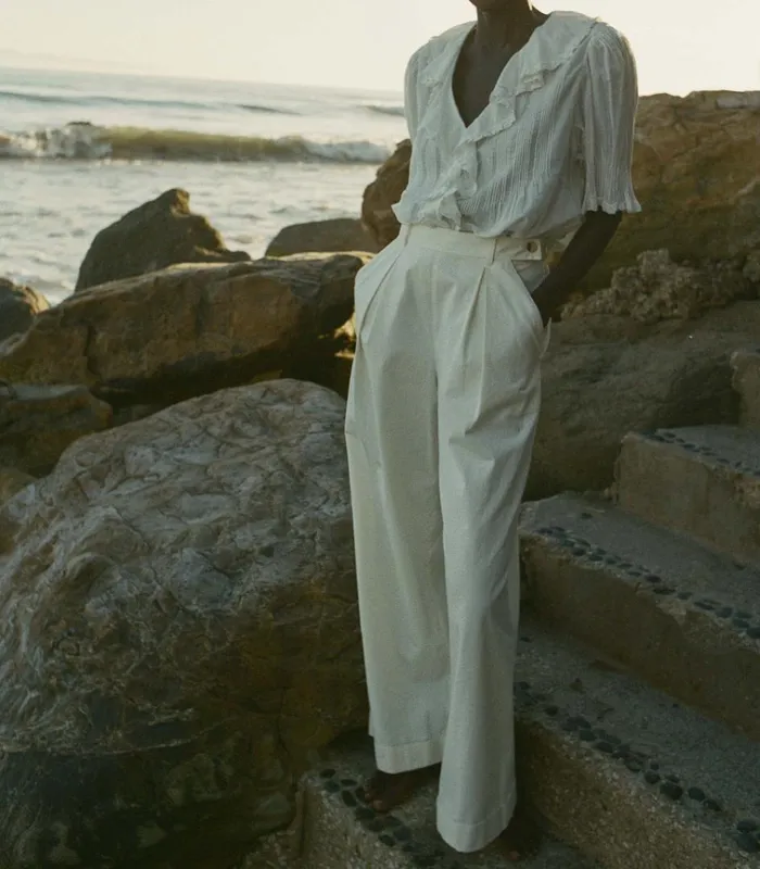 Shop HILAIRE PANT Salt DEN Pants and Shorts