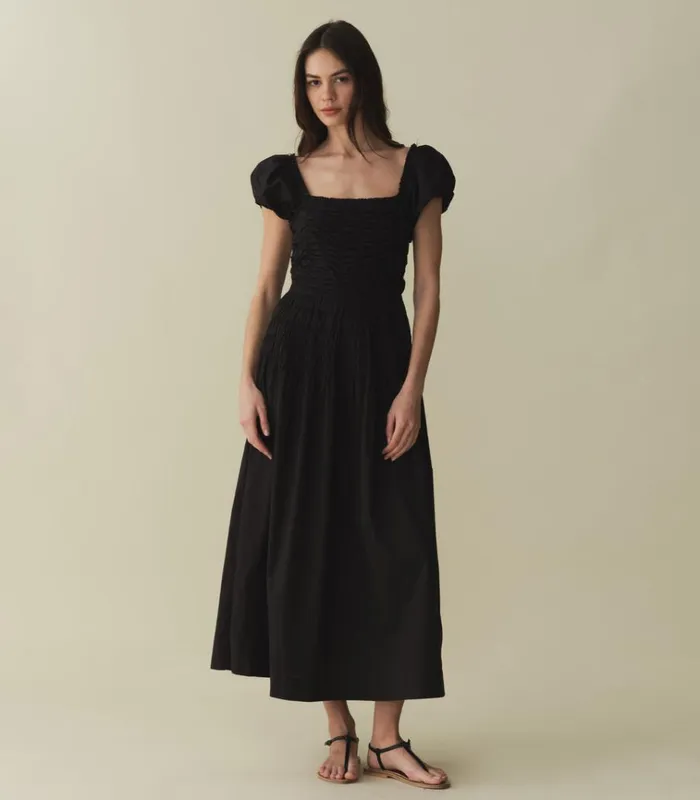 Shop KATHERINA DRESS Black DEN Dresses