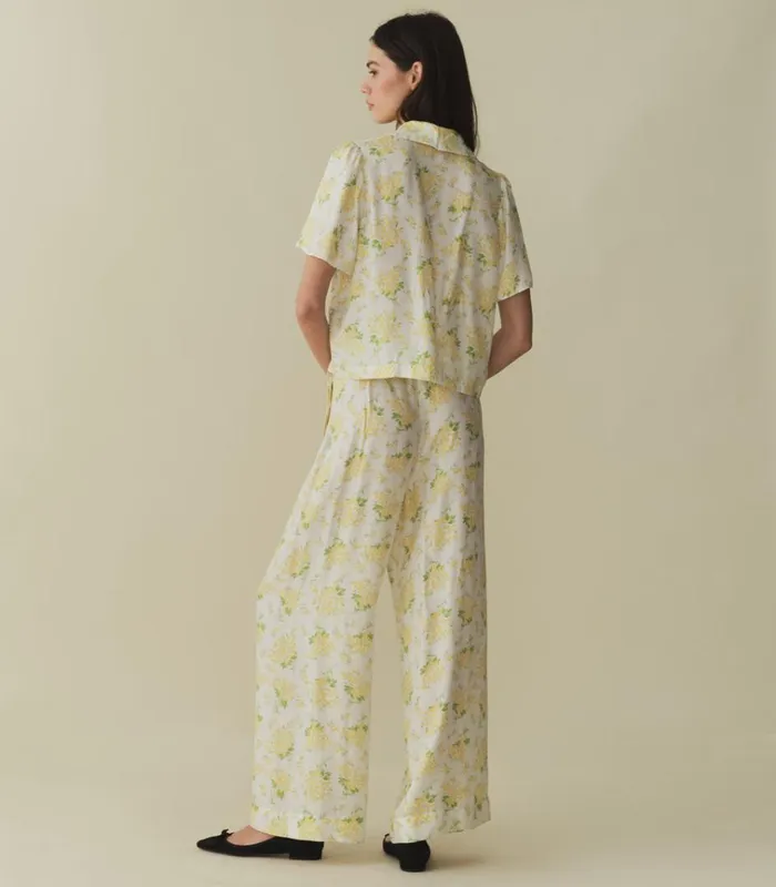 Shop LANI PANT Salt May Bell Floral DEN Pants and Shorts