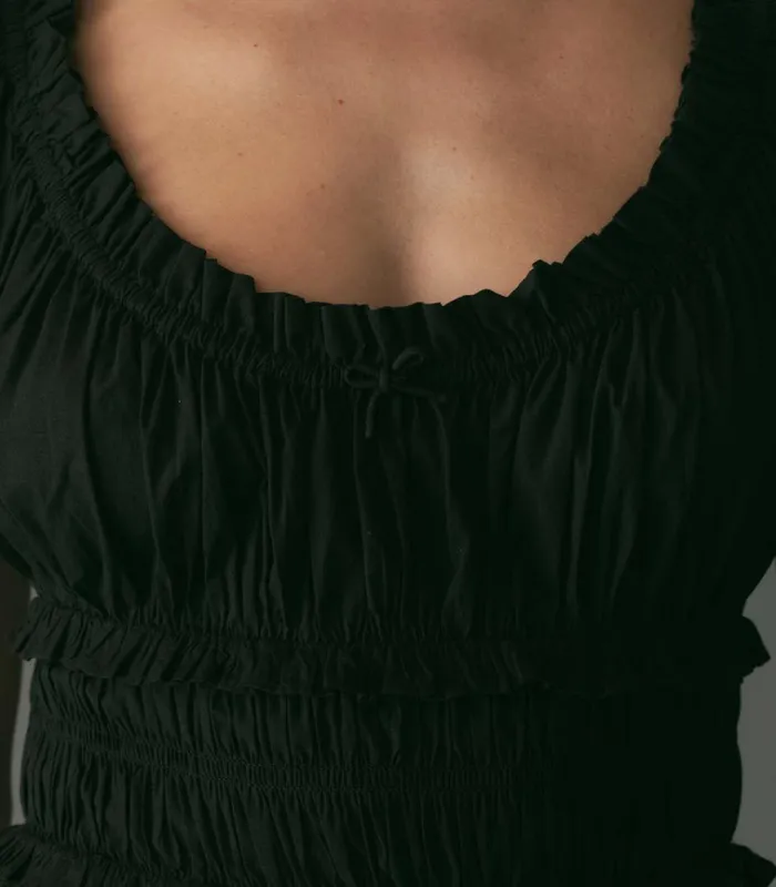 Shop LEANNE DRESS Black DEN Dresses