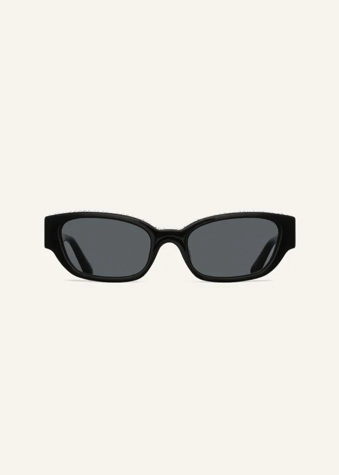 Shop Magda Butrym Eyewear 039I Need A Holiday039 Sunglasses In Black Crystals