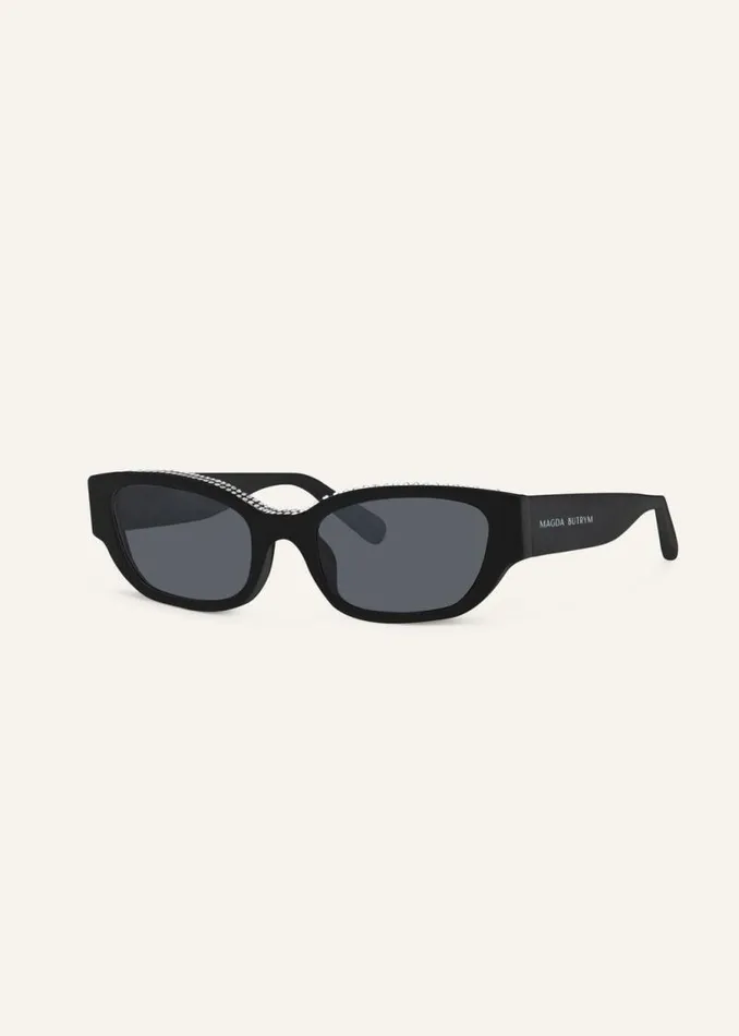 Shop Magda Butrym Eyewear 039I Need A Holiday039 Sunglasses In Black Crystals Shop Magda Butrym Eyewear 039I Need A Holiday039 Sunglasses In Black Crystals